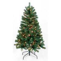 TREE 4.5FT PRELIT NOBLE FIR