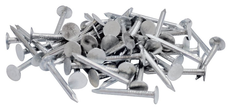 ProFIT 0069138 Hand Drive Roofing Nail, 2 in L, Flat Head, 11 ga, Steel, 1 lb