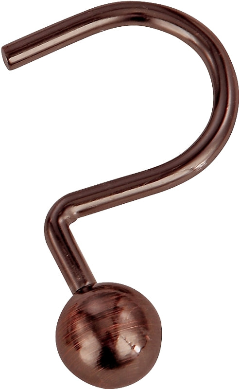 CURTAIN HOOK BALL VEN BRONZE
