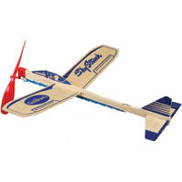 MODEL PLANE RUBBER BAND POWERD