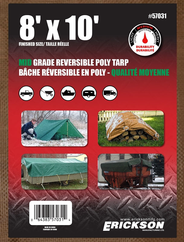 57031 8'  X 10' BROWN/GREEN TA