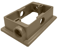 10XFAB-1 BOX 1GANG EXT FLANGD
