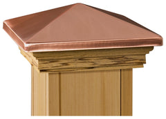72219/VC-1E POSTCAP CEDAR 6X6