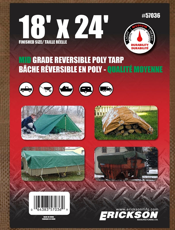 57036 18'  X 24' BROWN/GREEN T