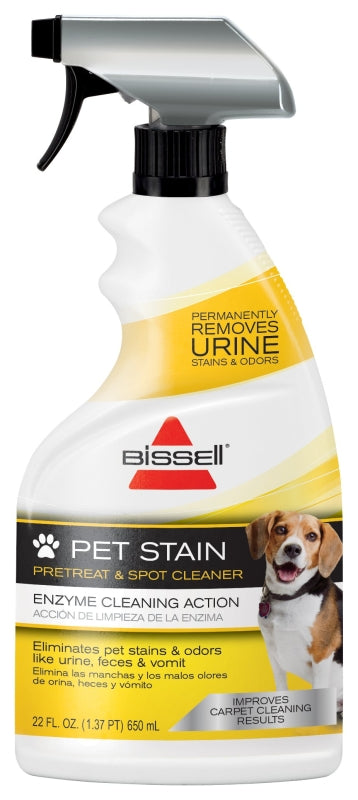Bissell 25P7 Pet Stain and Odor Remover, Liquid, Characteristic, 22 oz, Bottle
