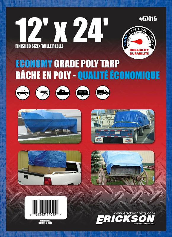 57015 TARP 12X24FT POLY BLUE