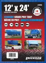 57015 TARP 12X24FT POLY BLUE
