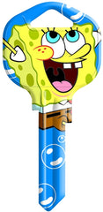 Hy-Ko 15005KW1-SB2 Key Blank, Spongebob, For: Kwikset KW1, Titan KW10 Keyways, KW1-SB2 Key Number
