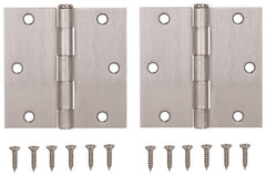 HINGE DR SQ 3.5X3.5IN SAT NIC