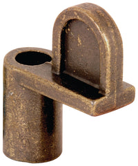 Make-2-Fit PL 7900 Window Screen Clip with Screw, 7/16 in D Dimensions, Alloy, Bronze, 12/PK