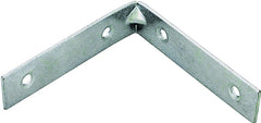BRACE CORNER STL 4INX7/8IN ZN