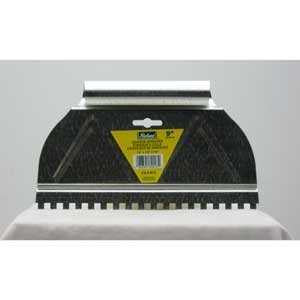 Richard CS-9#28 Adhesive Spreader, 3/16 x 3/16 x 3/16 in Notch, Steel Blade