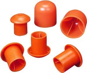 Mutual Industries 14640-3 Rebar Cap, #3 to 9 Rebar, Orange