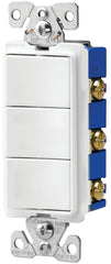 7729W-SP DECO COMBO 3SWITCH WH