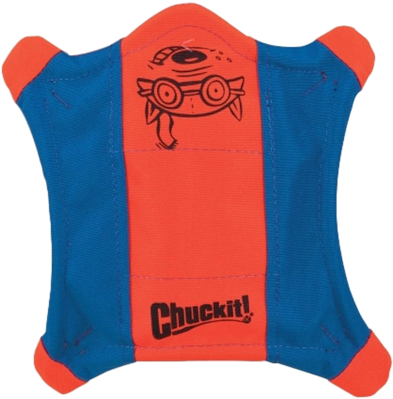 Chuckit! 511300 Dog Toy, M, Flying Squirrel, Blue/Orange