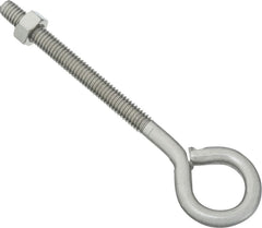 National Hardware N221-630 Eye Bolt, 5/16-18 Thread, Coarse Thread, 3 in L Thread, 3/4 in ID Dia Eye, 3.72 in L Shank