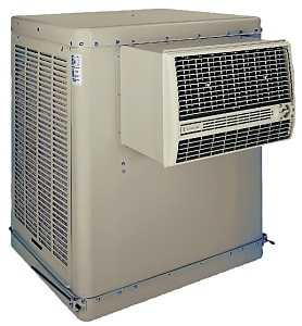 Champion-Essick RWC50 Evaporative Cooler, 9.3 gal Tank, 2-Speed, 115 V, 10.5 A, Cool Sand