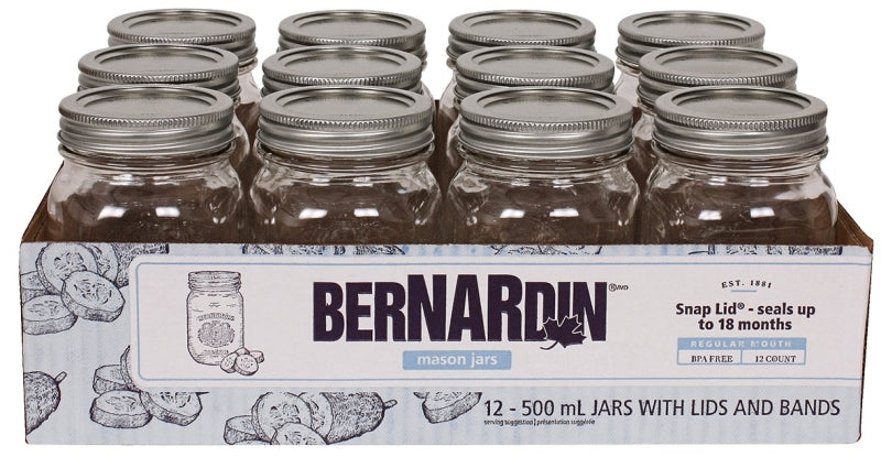 Bernardin 10500 Traditional Jar, 500 mL