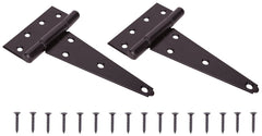 T-HINGE STL FIXPIN HD 6IN BLK