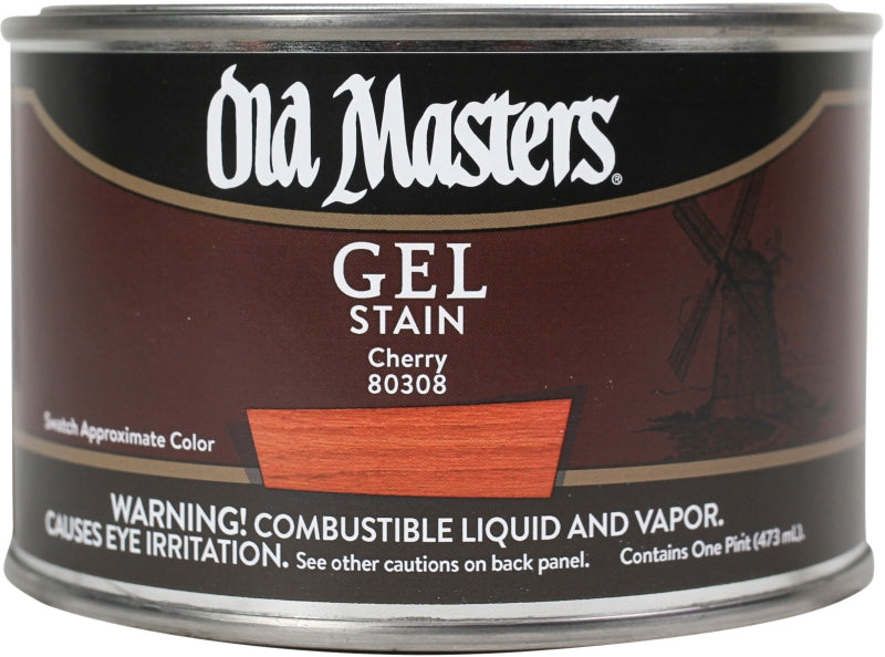Old Masters 80308 Gel Stain, Clear, Liquid, 1 pt, Can