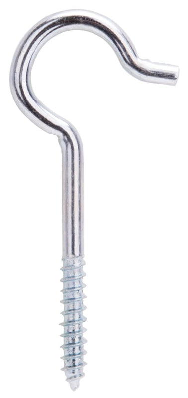 ProSource LR313 Ceiling Hook, 50 lb Working Load, Steel, Silver, Zinc