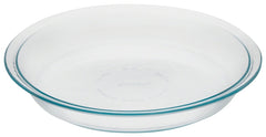 Pyrex 6001003 Pie Plate, 25.4 cm Dia, 3.8 cm OAL, Glass, Dishwasher Safe: Yes