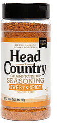 Head Country Championship Seasoning Series HC710 BBQ Seasoning, Sweet and Spicy, 10 oz