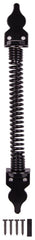 GATE SPRING ORNMT 13-3/4 BLK
