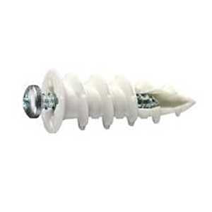 Cobra Anchors WallDriller 021C Anchor, 1-1/2 in L, Nylon, 63 lb, 100/PK