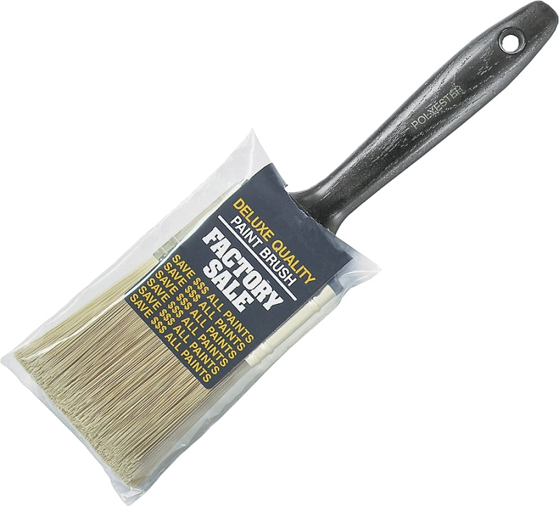Wooster P3974-4 Paint Brush, 4 in W, 3-7/16 in L Bristle, Polyester Bristle
