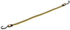 ProSource FH92106-3 Bungee Stretch Cord, 17 mm Dia, 30 in L, Polypropylene, Yellow, Hook End