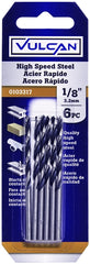 BIT DRILL HI- SPEED 6PK 1/8IN