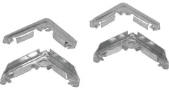 Prime-Line PL 14294 Miter Cut Screen Frame Corner, Metal, Mill, For: PL14077, PL14079 and PL14080 Screen Frames