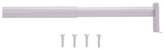 ROD CLOSET ADJ 30-48IN WHITE