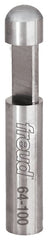 Freud 64-100 Router Bit, 1/4 in Dia Cutter, 1-1/2 in OAL, 1/4 in Dia Shank, 2-Cutter, Carbide