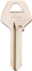 Hy-Ko 11010CO91 Key Blank, Brass, Nickel, For: Corbin Russwin Cabinet, House Locks and Padlocks, CO91 Key Number