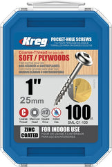 SML-C1-100 SCREW PCKT NO8X1IN