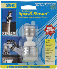 SW4F DBL SWVL/SPRY AERATOR