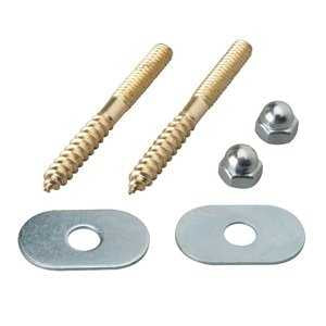 Moen M-Line Series M5800 Toilet Floor Screw, Brass, Includes: (2) 1/4 x 2-1/4 in Closet Screws