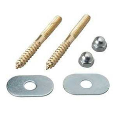 M5800 2PK BR.PLT SCREWS TOILET