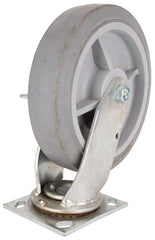 PLATE CASTER SWVL/BRAKE 8"X2"