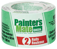 Painter's Mate 1042726 Painter's Tape, 55 yd L, 1.41 in W, Green