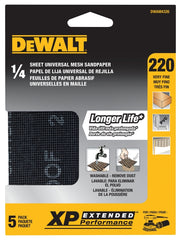 DWAM4326 MESH SHT 220GRIT 1/4