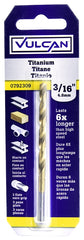 BIT DRILL TITANIUM 3/16IN