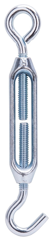 ProSource LR338 Turnbuckle, 3/8 in Thread, Hook, Eye, 11 in L Take-Up, Aluminum