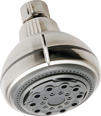 Plumb Pak PP828-50 Showerhead, 2 gpm, 5-Spray Function, Plastic, Polished Chrome