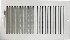 SIDEWALL RGSTR 2WAY WHT 12 X 6