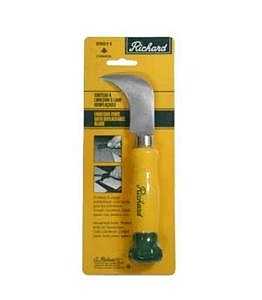 Richard 05511 Long Point Flooring Knife, Chrome Vanadium Steel Blade, Ergonomic Handle, Birchwood Handle