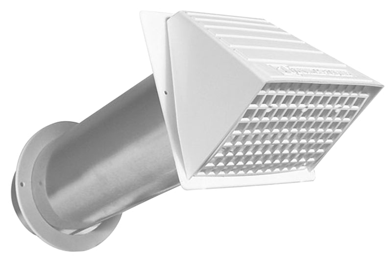 MVPB4Z HOOD W/PST SCRN WHT 4IN