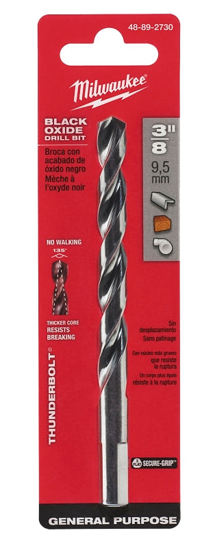 48-89-2730 BIT DRL BLKOX 3/8IN